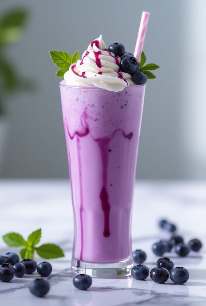 Blueberry Milkshake